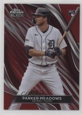 2024 Topps Chrome Black Red Refractor 5/5 Parker Meadows #87 10k8