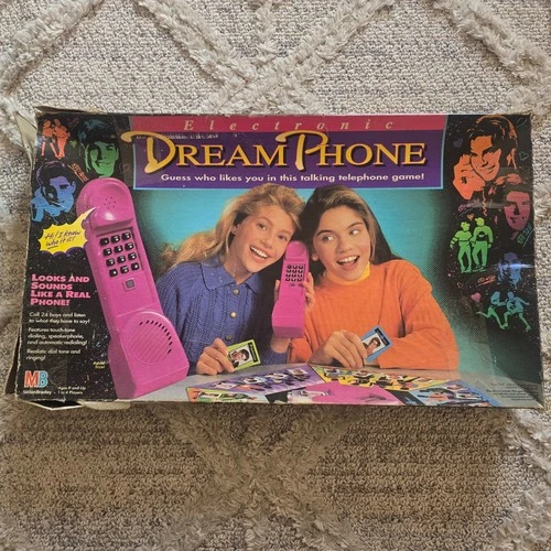 VTG Electronic Dream Phone Board Game Milton Bradley 1991 COMPLETE WORKS TESTED
