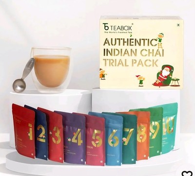 Limited Edition  Advent Chai Pack | 10 Authentic Blends for 12 Days