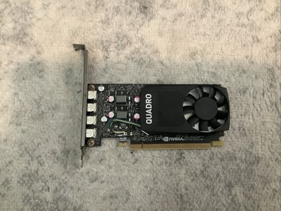 NVIDIA Quadro P1000 4GB GDDR5 Low Profile PCIe Graphics Card 4x Mini DisplayPort