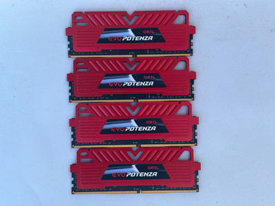 Geil Evo Potenza 16GB Kit (4x4GB) DDR4 2400MHz CL16-16-16-36 GPR48GB240016DC