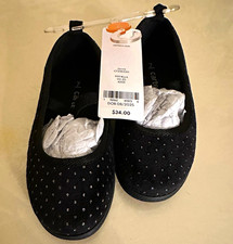 Carter's Girls Mary Jane Dress Shoes Formal Rhinestone Accent Black US 7