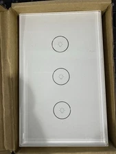 MOES Touch Smart Switch 3 gang White