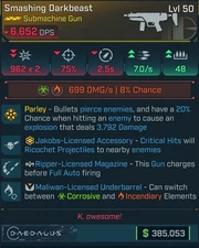 Borderlands 4 🌟 SMASHING DARKBEAST FIRE 🌟 JAKOBS RIPPER 🌟 PS5/XBOX/PC