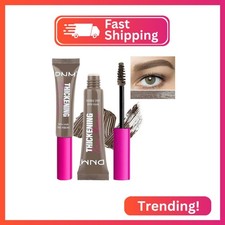 Tinted Thickening Brow Gel Dark Brown Mascara,Tinted Eyebrow Gel, Waterproof, Tr
