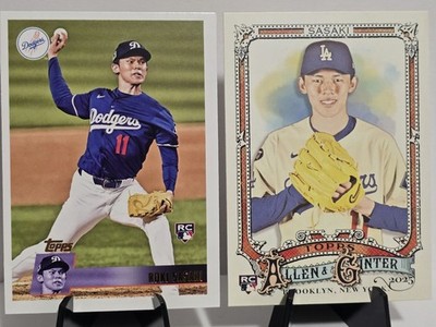 2025 Topps Archives Roki Sasaki 1996 Design + Allen & Ginter Rookie RC Dodgers