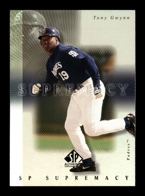 TONY GWYNN   2000 SP Authentic Supremacy #S5 San Diego Padres EX-NM