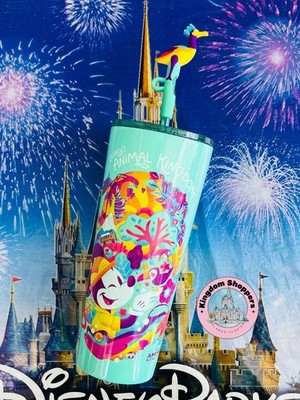2026 Disney Parks Starbucks Animal Kingdom Kevin Up Straw Topper