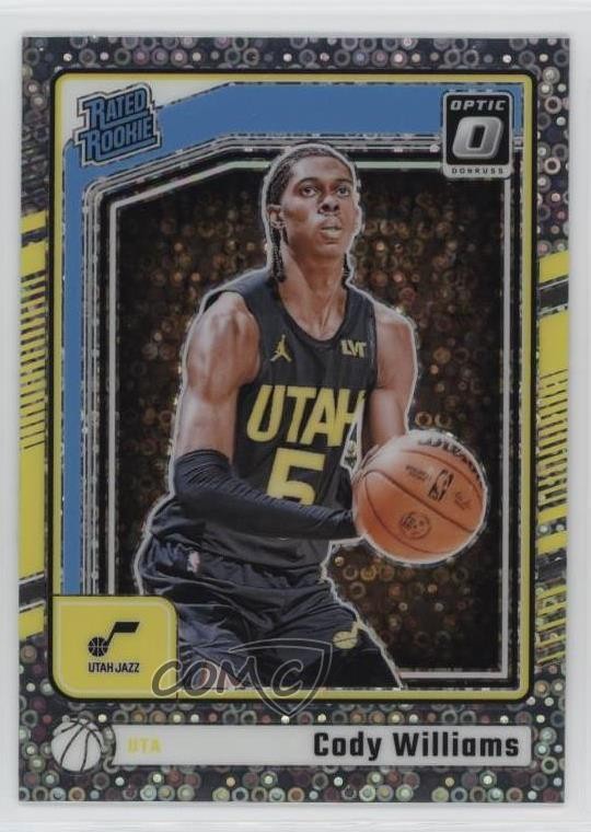 2024 Donruss Optic Rated Fast Break Holo Prizm Cody Williams #298 Rookie RC 4d5