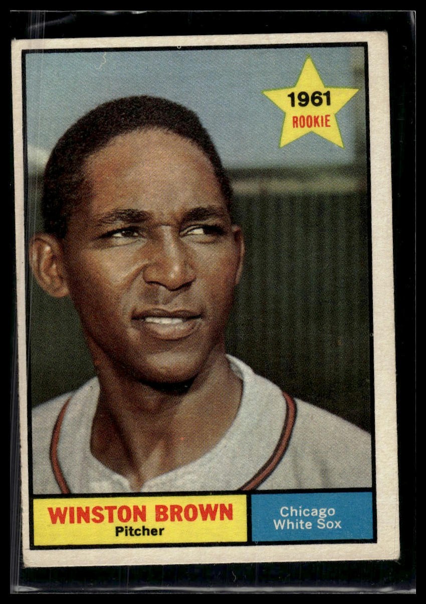 1961 Topps #391 Winston Brown RC RC