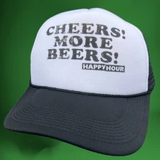 Decky Cheers! More Beers! Happy Hour Mesh Snapback Hat