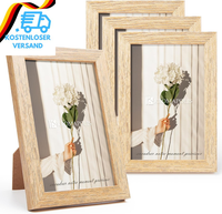 Kromapolis 4 StüCk Kleine Bilderrahmen,Umweltfreundlich Mdf Rahmen 10X15 Cm, Dre