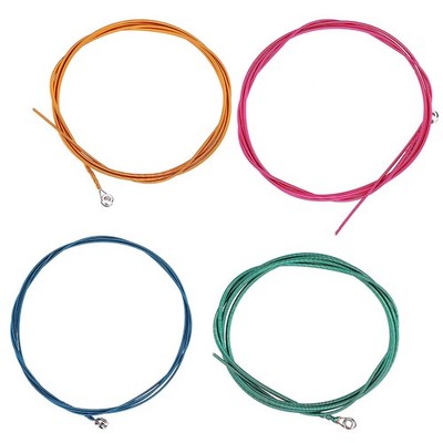 4PCS/Set Electric Bass Strings Four Color Bass Strings Bass Guitar String