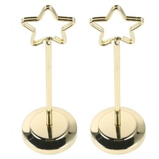 2 Pcs Table Number Holder Decorative Placecard Photo Picture Display
