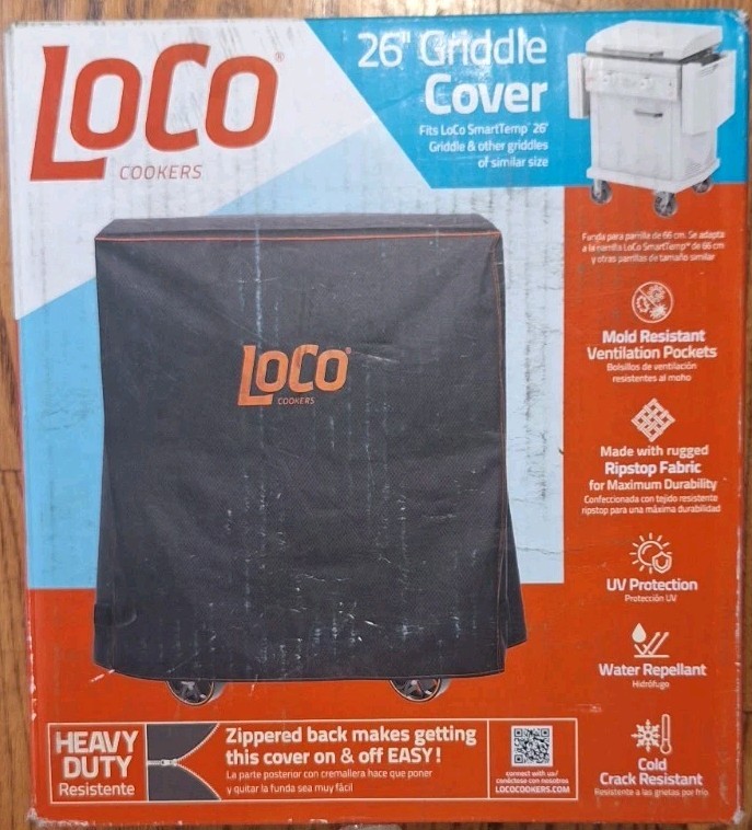 Loco Griddle Cover, 26" Griddle, ~38"×37", New