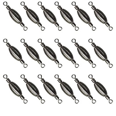 Quick Set Up Brass Fishing Sinker with Inner Swivel #3-18pcs