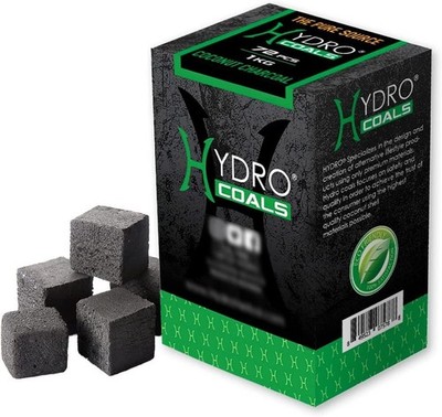 Hydro Coconut Charcoal Cubes 1KG Long-Lasting Odorless BBQ Grilling Coals