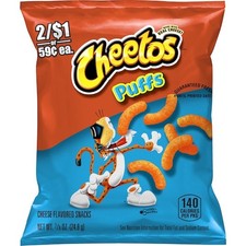 Cheetos Jumbo Puffs Cheese Flavored Snack, 0....