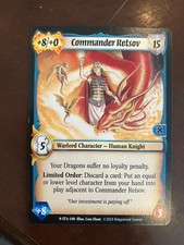 Warlord Saga della Tempesta - Nelle Terre degli Accord KS - Comandante Retsov