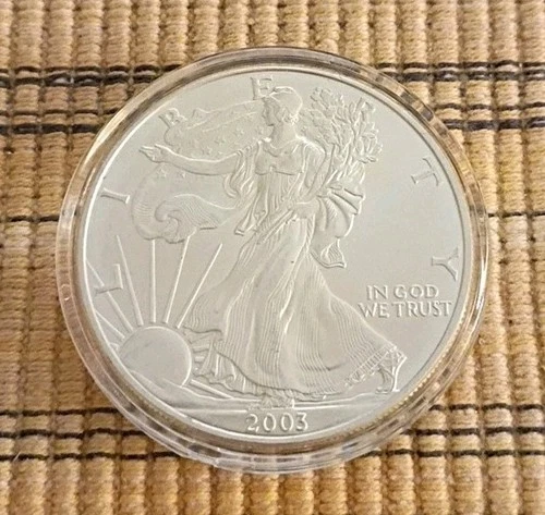 2003 American Silver Eagle 1 oz .999 Fine Silver Coin