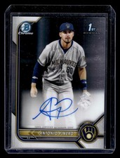 2022 Bowman Chrome #CPA-AP Antonio Pinero Prospect Autographs