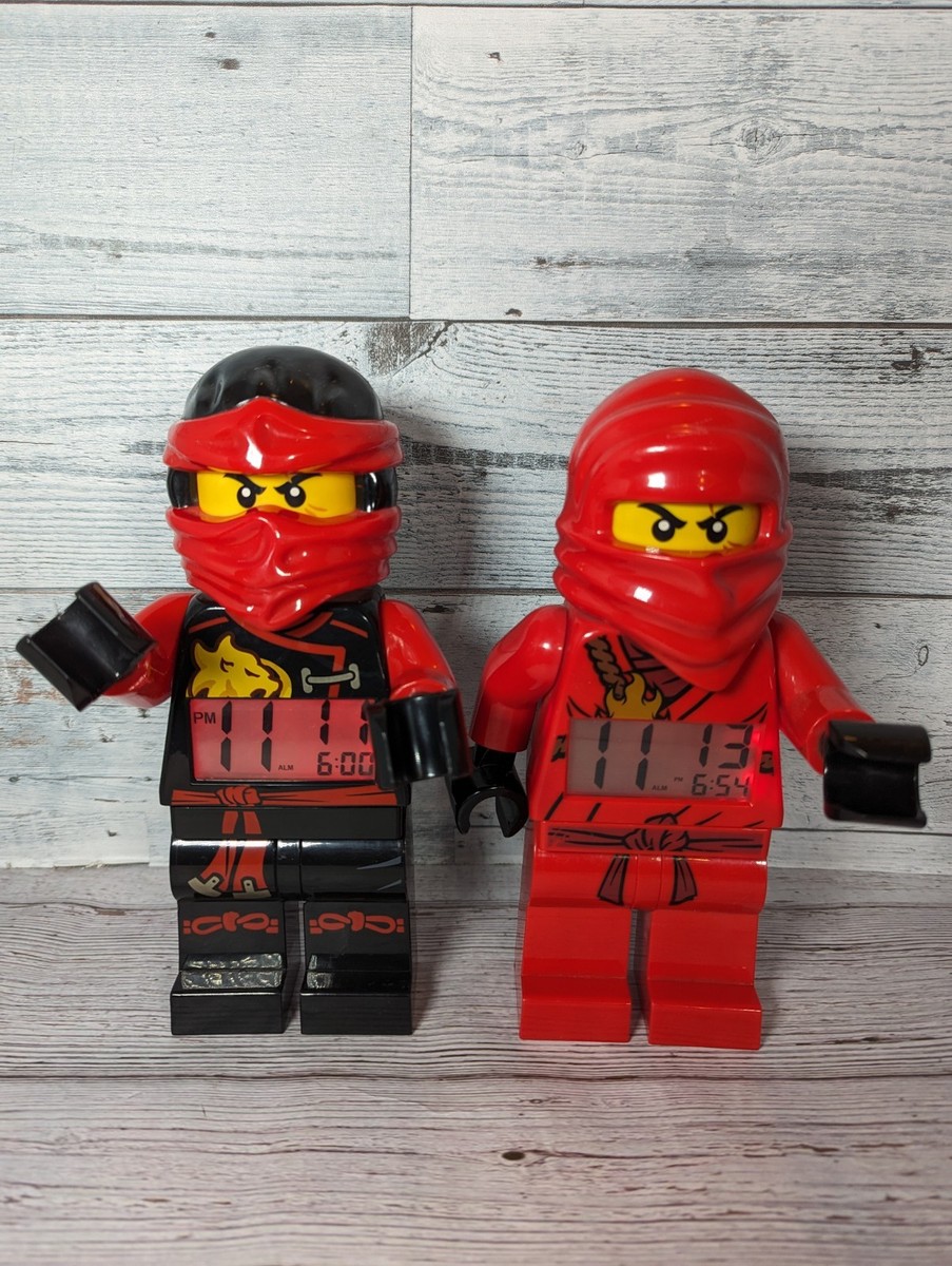 Lego Ninjago Kai Alarm Clocks Red NINJA Masters of Spinjitzu