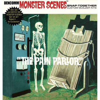 #ad #ad Atlantis 1 13 Monster Scene The Pain Parlor Figure Snap Together Model Kit D635 $24.99