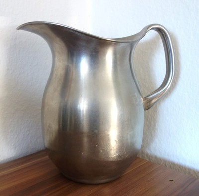 Vintage Vollrath Stainless Steel Edelstahl Krug 