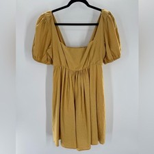 Show Me Your Mumu Women’s Smitten Babydoll Dress Linen Blend Size XL NWT