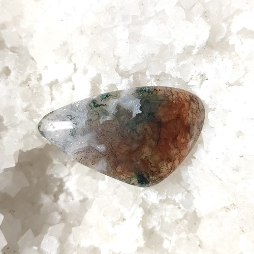 Natural Red Moss Agate Gemstone Cabochon Loose For Jewelry 24 Cts. ME-13680 - Picture 6 of 6