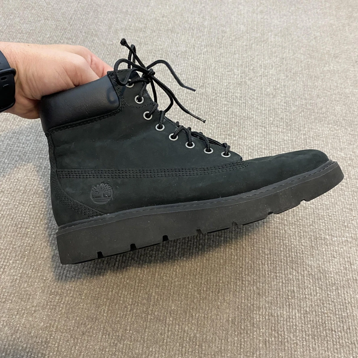 Timberland Black Low (1-1.9 in) Heel Height Boots for Women for