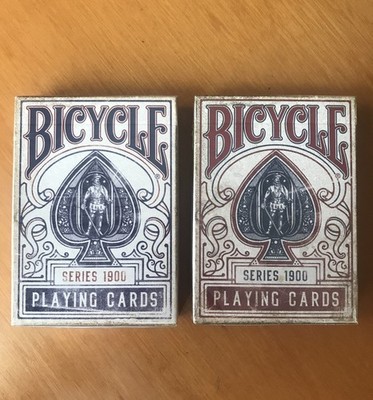 BICYCLE SERIE 1900 RED & BLUE - Ellusionist - Playing cards - NEU - NEW SEALED