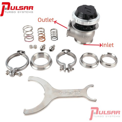 #ad Pulsar PSR NEW GENERATION WASTEGATE Black 38mm Dual Vband External Wastegate $239.99