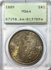 New Listing1885 Morgan Dollar - PCGS MS64 - OGH Rattler Old Green Holder