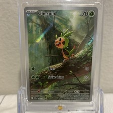 Chespin 087/086 - Mega Evolution: Chaos Rising - Pokemon TCG Illustration Rare