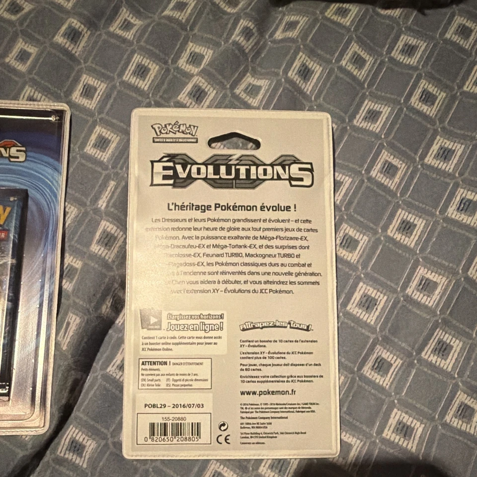 Pokémon JCC Booster Évolutions Raichu 10 cartes FR 2016 - Photo 2/2