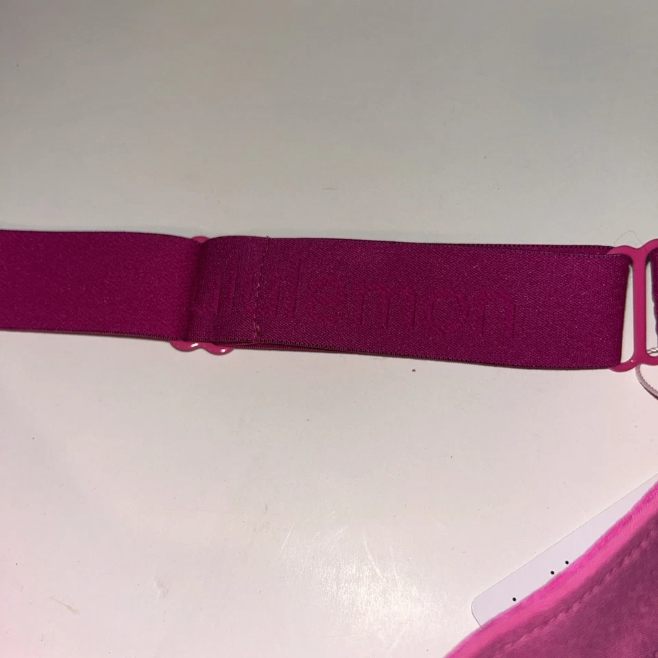 Visera para correr Lululemon para mujer de ritmo rápido banda ancha rosa secado rápido sistema operativo Foto 2 de 4