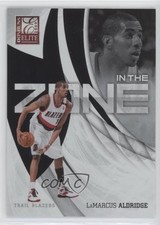 2009-10 Donruss Elite In the Zone Black 2/25 LaMarcus Aldridge #20 9o3