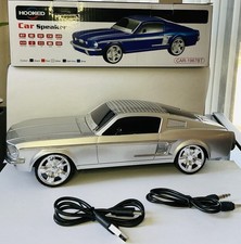 Ford Mustang 1967 Silver Speaker BT Indoor/Outdoor Portable USB PORT/AUX INPUT