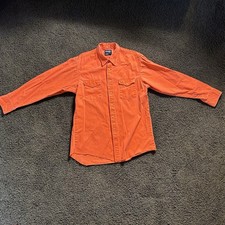 Vtg Wrangler Brushpopper Shirt 16 1/2 34 X-Long Tails Western Cowboy Distressed
