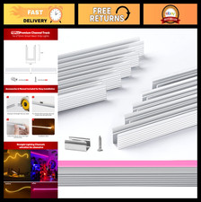 3.3FT Aluminum Channel Track Mounting Bracket for 6x12mm LED Neon Strip Lights -