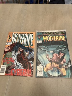 Vintage Lot Of 8pc Marvel Wolverine Comic Books #3, #80
