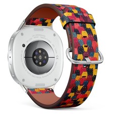 Cats Colorful Polka Vegan Leather Watch Band 40/44/46mm 