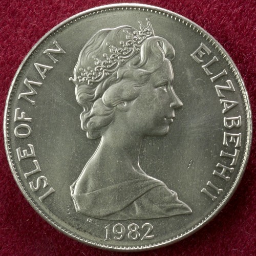 Bola extra Isla de Man Crown 1982 Copa Mundial KM93 (B0302) - Imagen 2 de 2