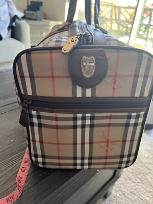 バッグ Burberrys Travel Boston Bug Vintage BU98 Vintage Burberry Boston Travel Bag | eBay