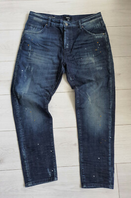Tigha Herren Jeans Billy the biker blue  Size 29/32