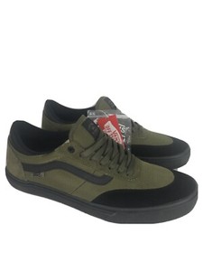 vans preto com verde