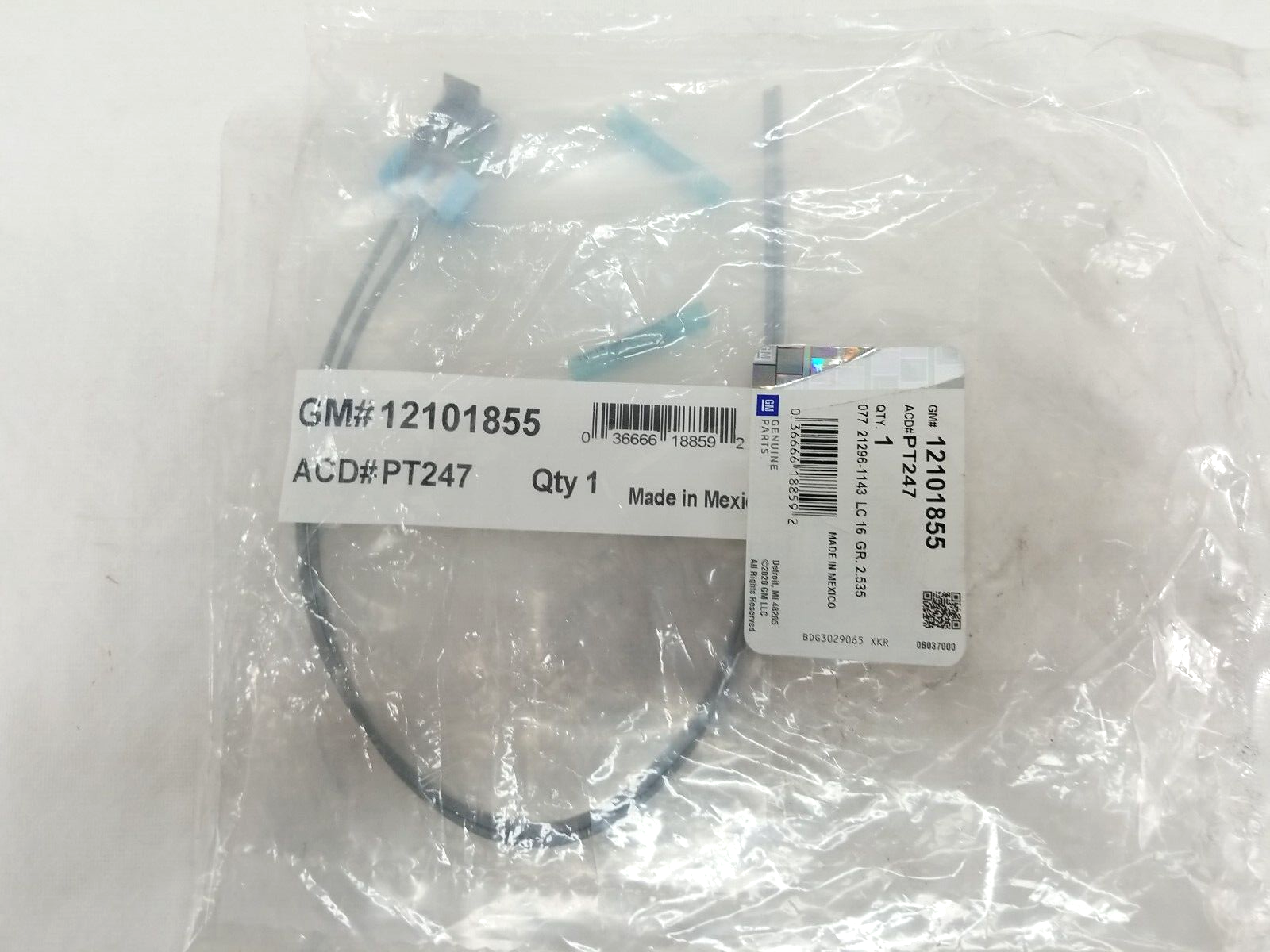 ACDelco 2 Terminal Multi-Purpose Wire Connector ACD PT247 GM 12101855 ...