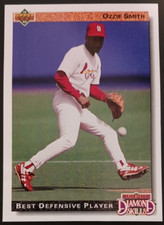 Ozzie Smith - St. Louis Cardinals -1992 Upper Deck -Best Defensive Player - #716
