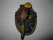 Vtg Hubley? Cast Iron PARROT Door Knocker, SOME Wear 